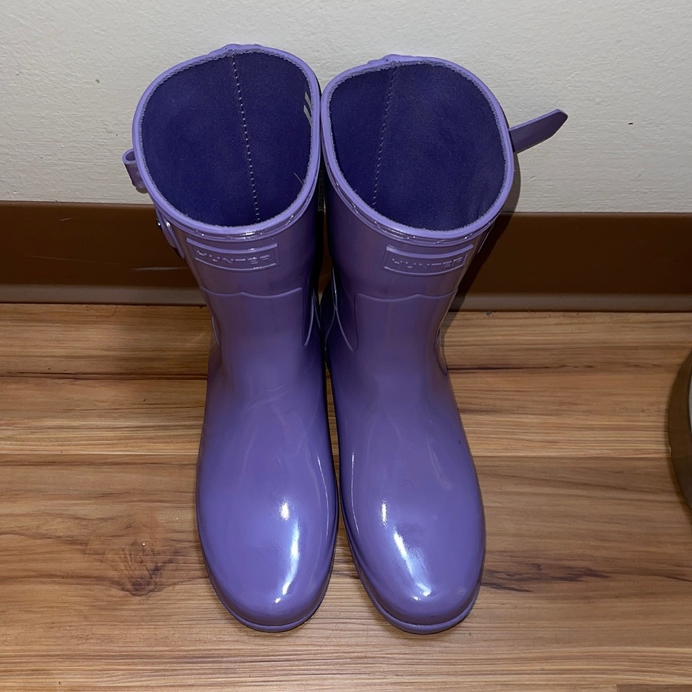 Lavender Hunter Rain Boots ☔️